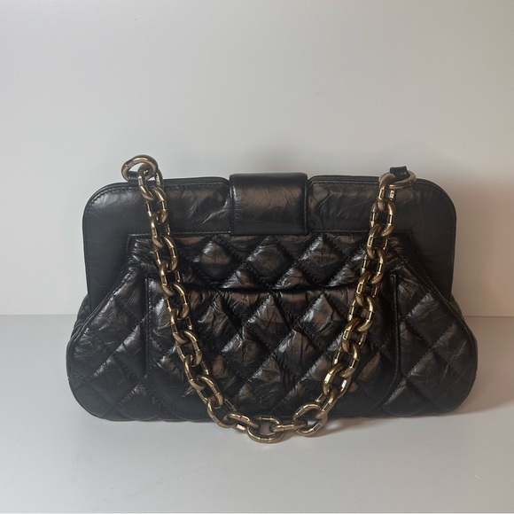 Chanel CC Frame Chain Calfskin Black - Picture 8 of 16